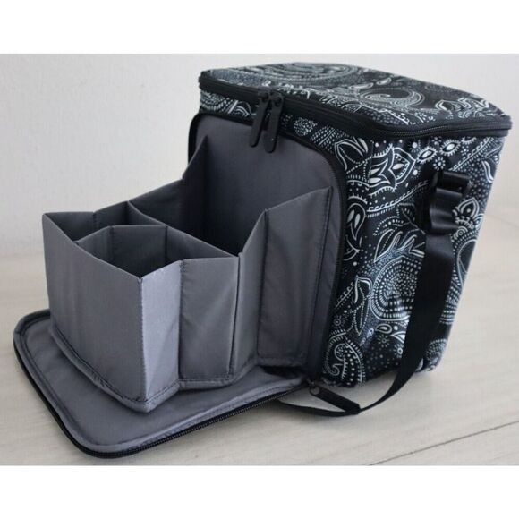 Vera Bradley 29386-12209 Stellar Paisley Lighten Up Deluxe Travel Cooler - Picture 5 of 9